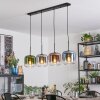 Lauden Suspension, Suspension Bleu, Vert, Clair, Cuivré, Fumé, 4 lumières
