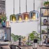 Lauden Suspension, Suspension Bleu, Vert, Clair, Cuivré, 4 lumières