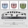 Lauden Suspension, Suspension Bleu, Vert, Clair, Cuivré, 4 lumières