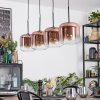 Lauden Suspension, Suspension Clair, Cuivré, 4 lumières