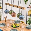 Koyoto Suspension, Boule lumineuse, Suspension Écru, Noir, 5 lumières