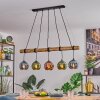 Koyoto Suspension, Boule lumineuse, Suspension Écru, Noir, 5 lumières