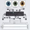 Ripoll Suspension, Boule lumineuse, Suspension Bleu, Or, Vert, 6 lumières