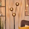 Koyoto Boule lumineuse, Lampadaire Fumé, 3 lumières