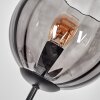 Koyoto Boule lumineuse, Lampadaire Fumé, 3 lumières