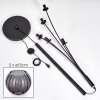 Koyoto Boule lumineuse, Lampadaire Fumé, 5 lumières