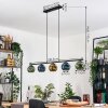 Ripoll Suspension, Boule lumineuse, Suspension Bleu, Or, Vert, 5 lumières