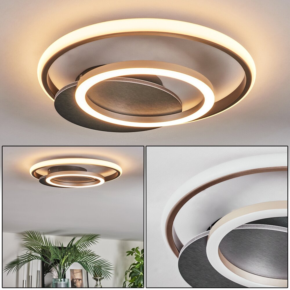 Lynor Plafonnier LED Anthracite, Noir, 1 lumière main product photo