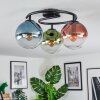 Gastor Plafonnier, Boule lumineuse 37 cm Bleu, Vert, Clair, Cuivré, 3 lumières