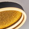Guine Plafonnier LED Or, Noir, 1 lumière