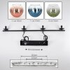 Koyoto Suspension, Boule lumineuse, Suspension Bleu, Vert, Clair, Cuivré, 4 lumières