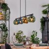 Ripoll Suspension, Boule lumineuse, Suspension Bleu, Or, Vert, 4 lumières