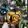 Ripoll Suspension, Boule lumineuse, Suspension Bleu, Or, Vert, 4 lumières