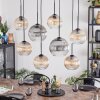 Koyoto Suspension, Boule lumineuse, Suspension Ambre, Clair, Fumé, 8 lumières