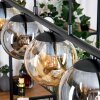 Gastor Suspension, Boule lumineuse, Suspension Ambre, Fumé, 5 lumières