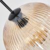 Koyoto Suspension, Boule lumineuse, Suspension Ambre, Clair, Fumé, 8 lumières