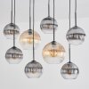 Koyoto Suspension, Boule lumineuse, Suspension Ambre, Clair, Fumé, 8 lumières