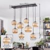 Koyoto Suspension, Boule lumineuse, Suspension Ambre, 8 lumières