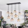 Koyoto Suspension, Boule lumineuse, Suspension Ambre, Clair, 8 lumières