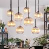 Koyoto Suspension, Boule lumineuse, Suspension Ambre, Clair, 8 lumières