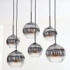Koyoto Suspension, Boule lumineuse, Suspension Clair, Fumé, 6 lumières