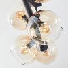 Koyoto Plafonnier, Boule lumineuse Ambre, Clair, 6 lumières