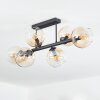Koyoto Plafonnier, Boule lumineuse Ambre, Clair, 6 lumières