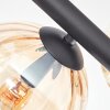 Koyoto Plafonnier, Boule lumineuse Ambre, Clair, 6 lumières