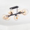 Koyoto Plafonnier, Boule lumineuse Ambre, Clair, 6 lumières