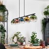 Koyoto Suspension, Boule lumineuse, Suspension Bleu, Or, Vert, Clair, Cuivré, 5 lumières