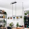 Koyoto Suspension, Boule lumineuse, Suspension Bleu, Or, Vert, Clair, Cuivré, 5 lumières