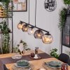 Koyoto Suspension, Boule lumineuse, Suspension Ambre, Clair, Fumé, 5 lumières