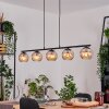 Koyoto Suspension, Boule lumineuse, Suspension Ambre, 5 lumières