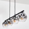 Ripoll Suspension, Boule lumineuse, Suspension Clair, Fumé, 4 lumières