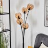 Koyoto Boule lumineuse, Lampadaire Ambre, 5 lumières