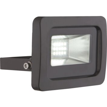 Projecteur de façade Globo Callaqui LED Noir, 1 lumière