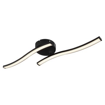 Eloise Plafonnier Luminaires Globo Lighting LED Noir, 1 lumière