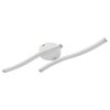 Eloise Plafonnier Luminaires Globo Lighting LED Chrome, Blanc, 1 lumière