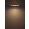 Eloise Plafonnier Luminaires Globo Lighting LED Chrome, Blanc, 1 lumière