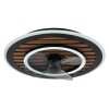 Trevino Ventilateur de plafond lumineux Luminaires Globo Lighting LED Écru, Noir, 1 lumière, Télécommandes
