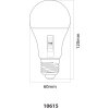 Luminaires Globo Lighting E27 9 Watt blanc lumière du jour 830 Lumen