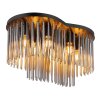 Gorley Plafonnier Luminaires Globo Lighting Noir, 6 lumières