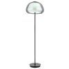 Avila Lampadaire Luminaires Globo Lighting LED Chrome, Noir, 1 lumière, Télécommandes