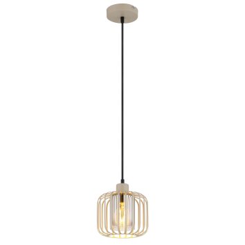 Alfred Suspension Luminaires Globo Lighting Sable, 1 lumière