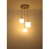 Kladora Suspension Luminaires Globo Lighting Nickel mat, 3 lumières