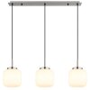 Kladora Suspension Luminaires Globo Lighting Nickel mat, 3 lumières