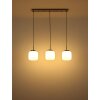 Kladora Suspension Luminaires Globo Lighting Nickel mat, 3 lumières
