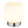 Kladora Lampe à poser Luminaires Globo Lighting Nickel mat, 1 lumière