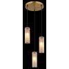 Karolo Suspension Luminaires Globo Lighting Or, 3 lumières