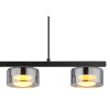 Higgins Suspension Luminaires Globo Lighting Noir, 3 lumières
